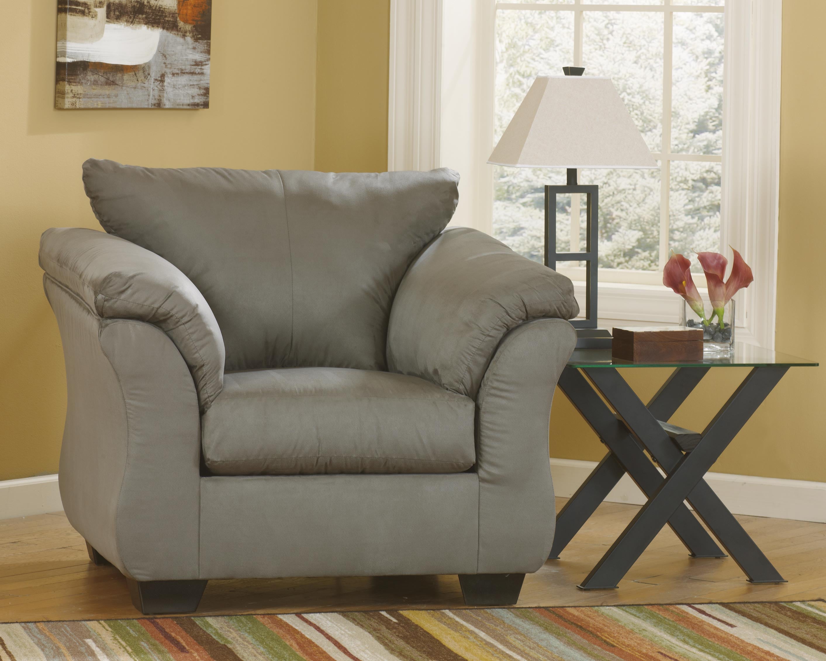 J&M Furniture - Ashley Furniture - Darcy Chair - Chair / Cobblestone - 7500520