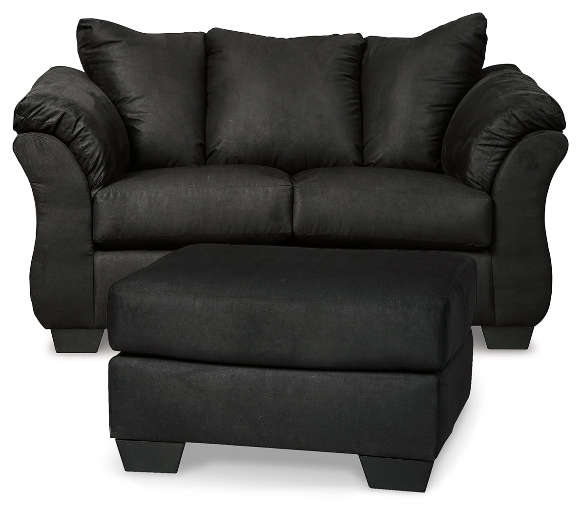 J&M Furniture - Ashley Furniture - Darcy Loveseat and Ottoman - Loveseat and Ottoman - 75008U6