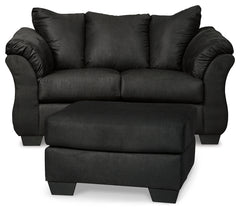 J&M Furniture - Ashley Furniture - Darcy Loveseat and Ottoman - Loveseat and Ottoman - 75008U6