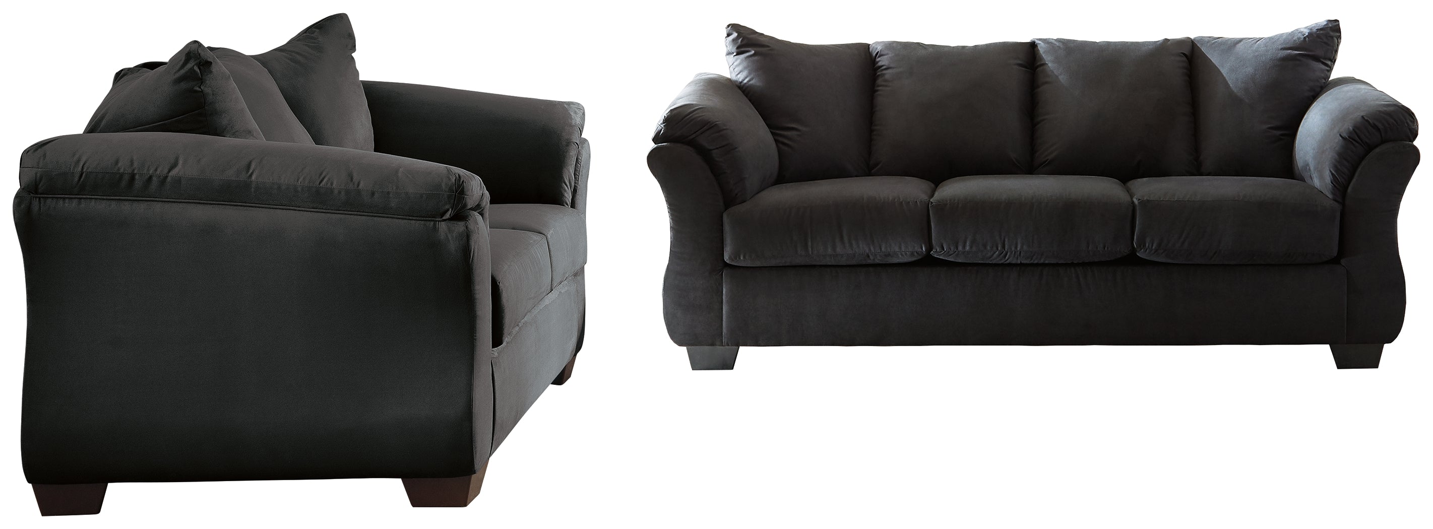 J&M Furniture - Ashley Furniture - Darcy Sofa and Loveseat - Sofa and Loveseat / Black - 75008U1