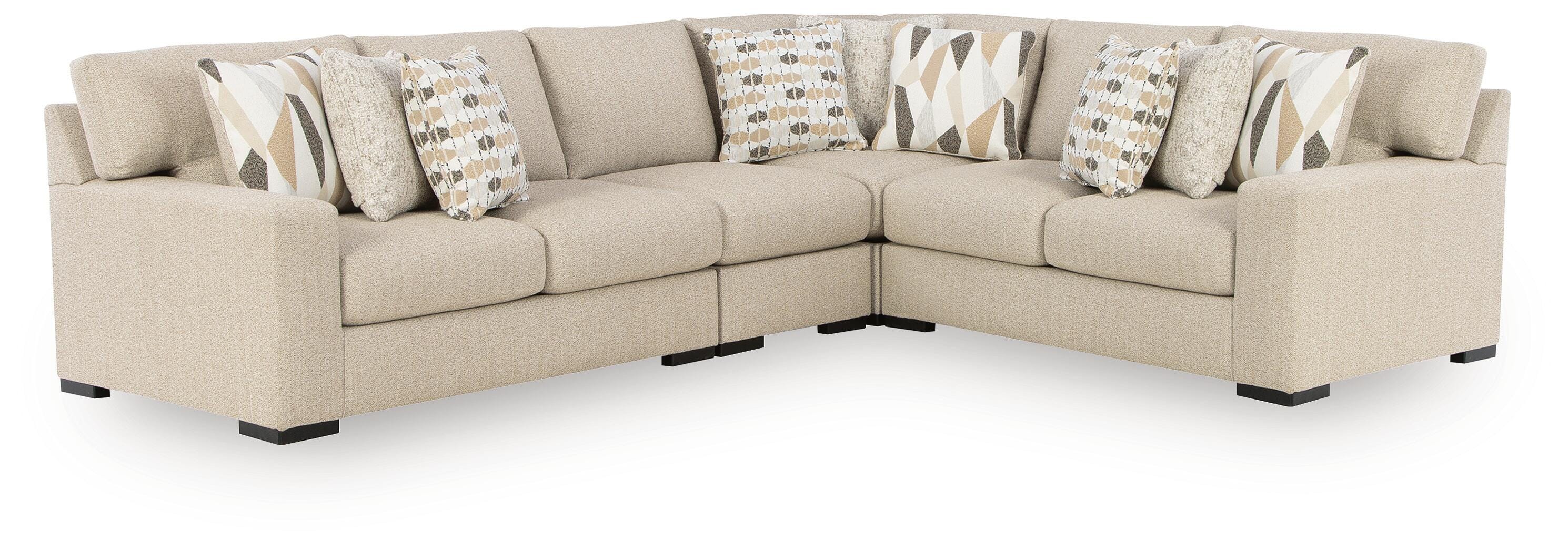 J&M Furniture - Ashley Furniture - Laurelgrove 4-Piece Sectional - RAF 4-Piece Sectional - 75105S9