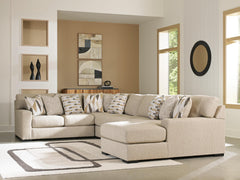 J&M Furniture - Ashley Furniture - Laurelgrove 5-Piece Sectional with Chaise - RAF 5-Piece Sectional with Chaise - 75105S12