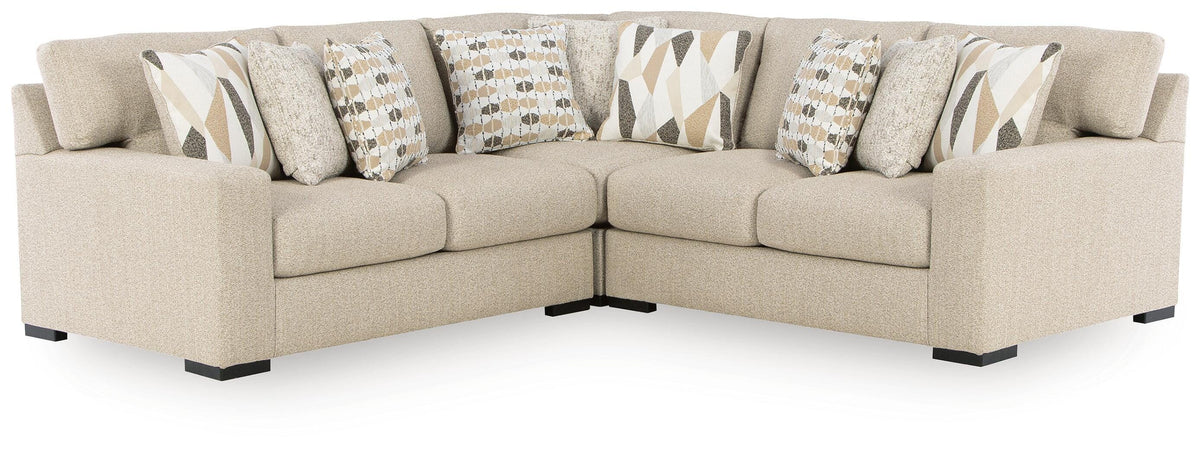 J&M Furniture - Ashley Furniture - Laurelgrove 3-Piece Sectional - RAF 3-Piece Sectional - 75105S5