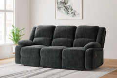 J&M Furniture - Ashley Furniture - Draycoll Power Reclining Sofa - Reclining Power Sofa / Slate - 7650487