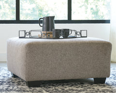 J&M Furniture - Ashley Furniture - Ballinasloe Oversized Ottoman - Oversized Accent Ottoman / Smoke - 8070308