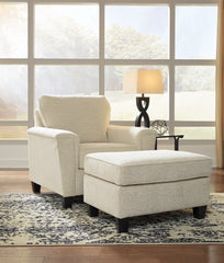 J&M Furniture - Ashley Furniture - Abinger Chair and Ottoman - Chair and Ottoman - 83904U4