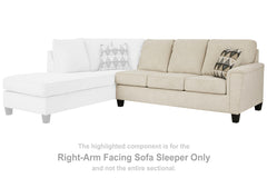 J&M Furniture - Ashley Furniture - Abinger Right-Arm Facing Sofa Sleeper - RAF Sofa Sleeper / Natural - 8390470