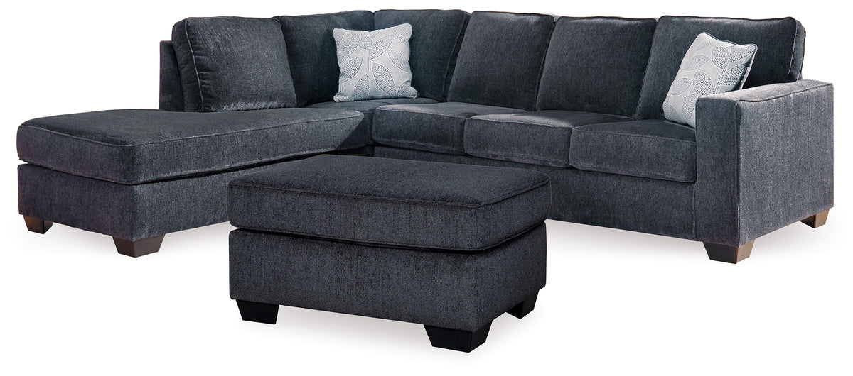 J&M Furniture - Ashley Furniture - Altari 2-Piece Sectional with Chaise and Ottoman - 2-Piece Sectional with Chaise and Ottoman - 87213U11