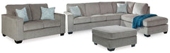 J&M Furniture - Ashley Furniture - Altari 2-Piece Sleeper Sectional, Loveseat and Ottoman - 2-Piece Sleeper Sectional, Loveseat and Ottoman - 87214U6