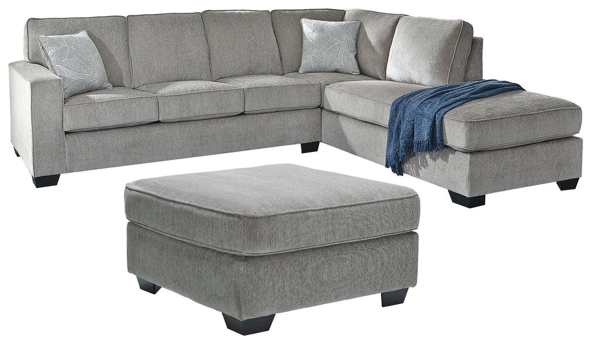 J&M Furniture - Ashley Furniture - Altari 2-Piece Sectional with Chaise and Oversized Ottoman - 2-Piece Sectional with Chaise and Oversized Ottoman - 87214U11