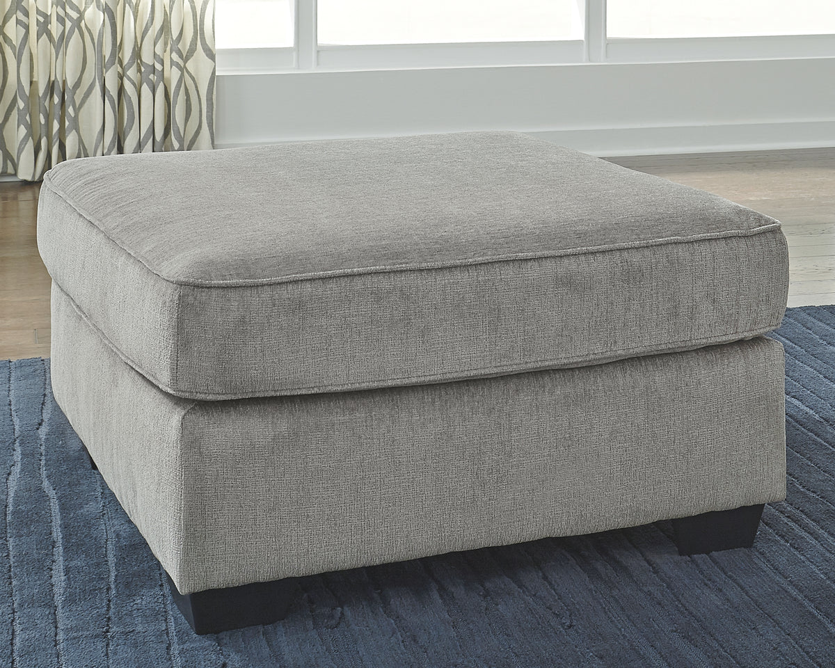 J&M Furniture - Ashley Furniture - Altari Oversized Accent Ottoman - Oversized Accent Ottoman / Alloy - 8721408