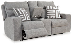 Biscoe Power Reclining Loveseat with Console