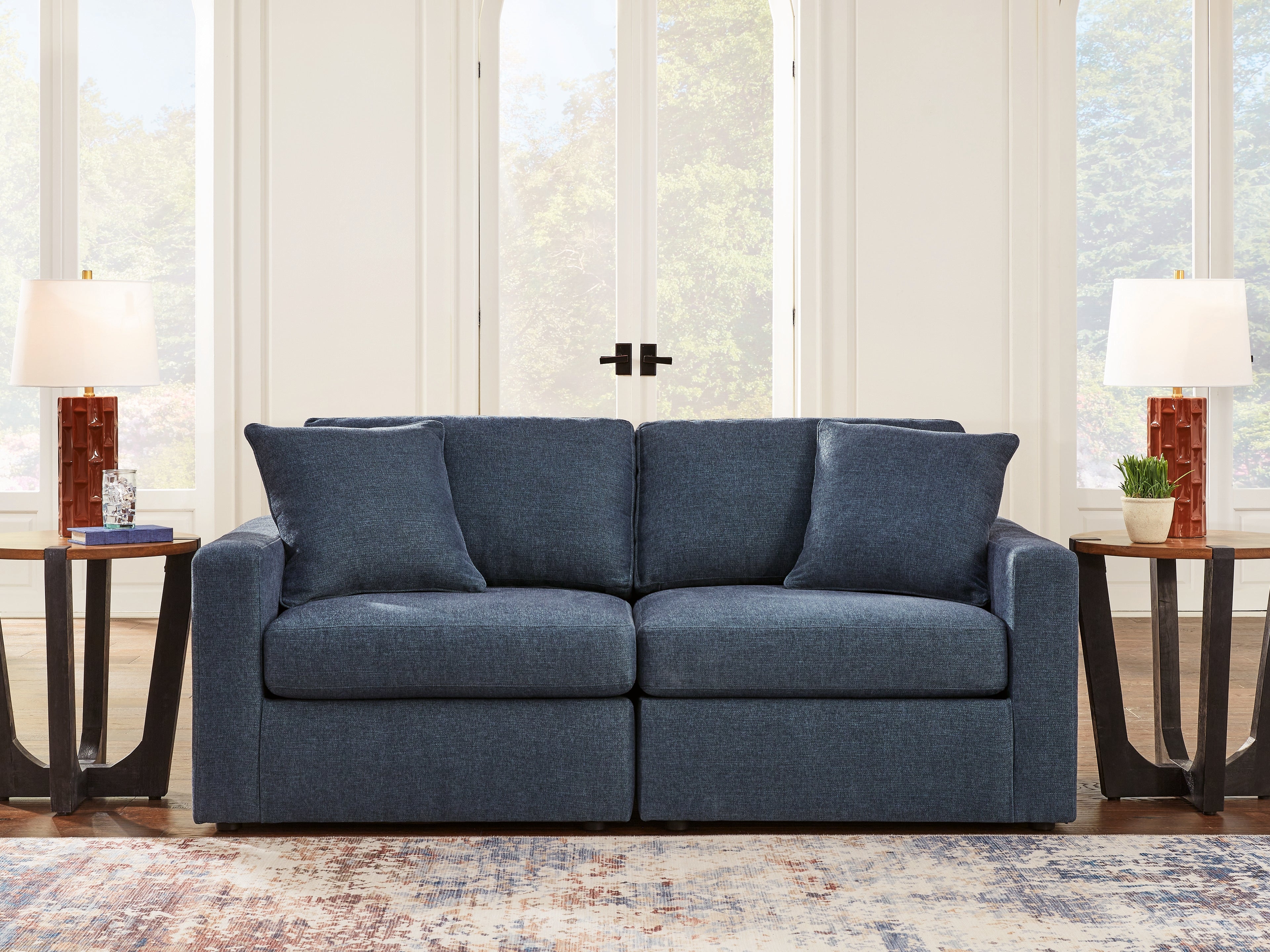 J&M Furniture - Ashley Furniture - Modmax 2-Piece Sectional - RAF 2-Piece Sectional / Granite - 92104S1