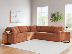 J&M Furniture - Ashley Furniture - Modmax 5-Piece Sectional - RAF 5-Piece Sectional / Granite - 92104S9