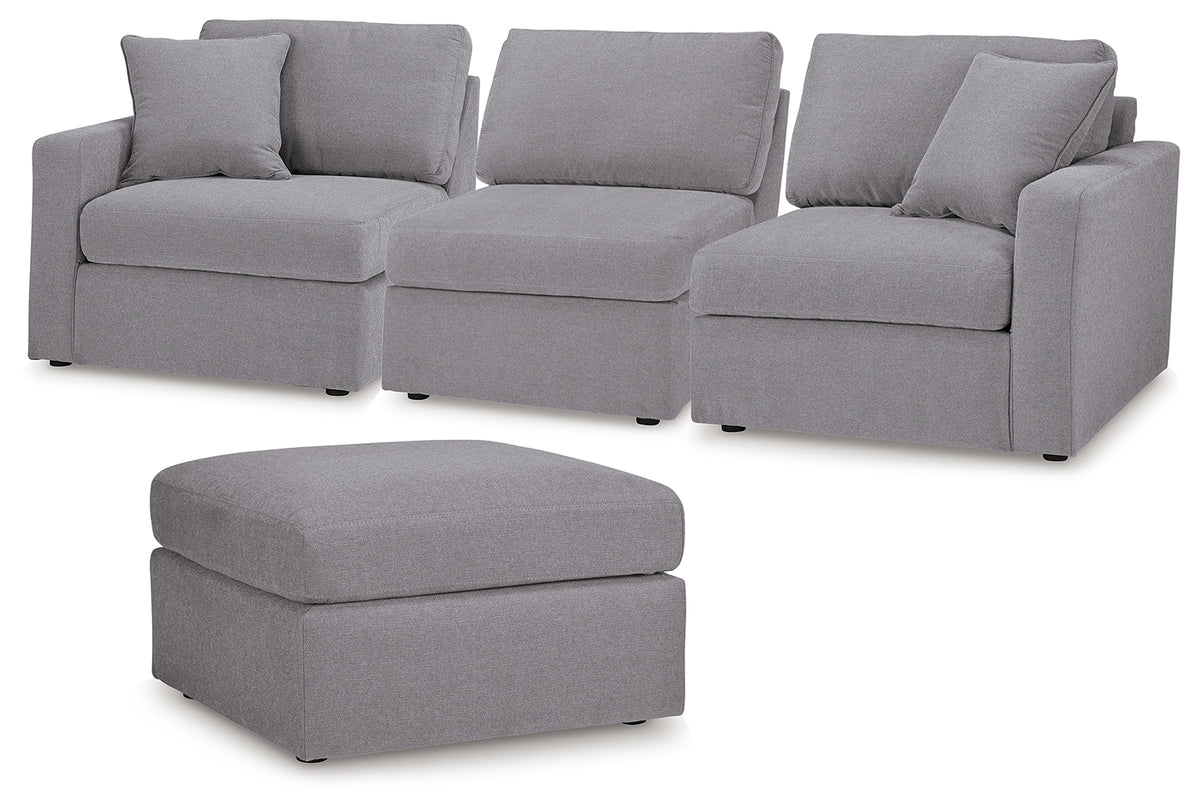 J&M Furniture - Ashley Furniture - Modmax 3-Piece Sectional and Ottoman - 3-Piece Sectional and Ottoman - 92104U4