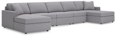 J&M Furniture - Ashley Furniture - Modmax 5-Piece Double Chaise Sectional - RAF 5-Piece Double Chaise Sectional - 92104S125