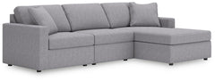Modmax 3-Piece Sectional Sofa Storage Chaise