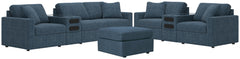J&M Furniture - Ashley Furniture - Modmax 4-Piece Sectional Sofa, 3-Piece Sectional Loveseat and Ottoman - 4-Piece Sectional Sofa, 3-Piece Sectional Loveseat and Ottoman - 92121U25