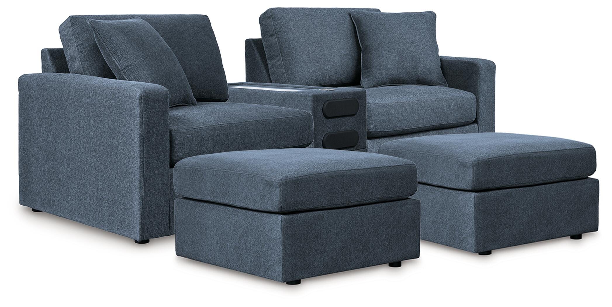 J&M Furniture - Ashley Furniture - Modmax 3-Piece Sectional and 2 Ottomans - 3-Piece Sectional and 2 Ottomans - 92121U26