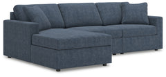 J&M Furniture - Ashley Furniture - Modmax 3-Piece Sectional with Chaise - RAF 3-Piece Sectional with Chaise / Ink - 92121S17