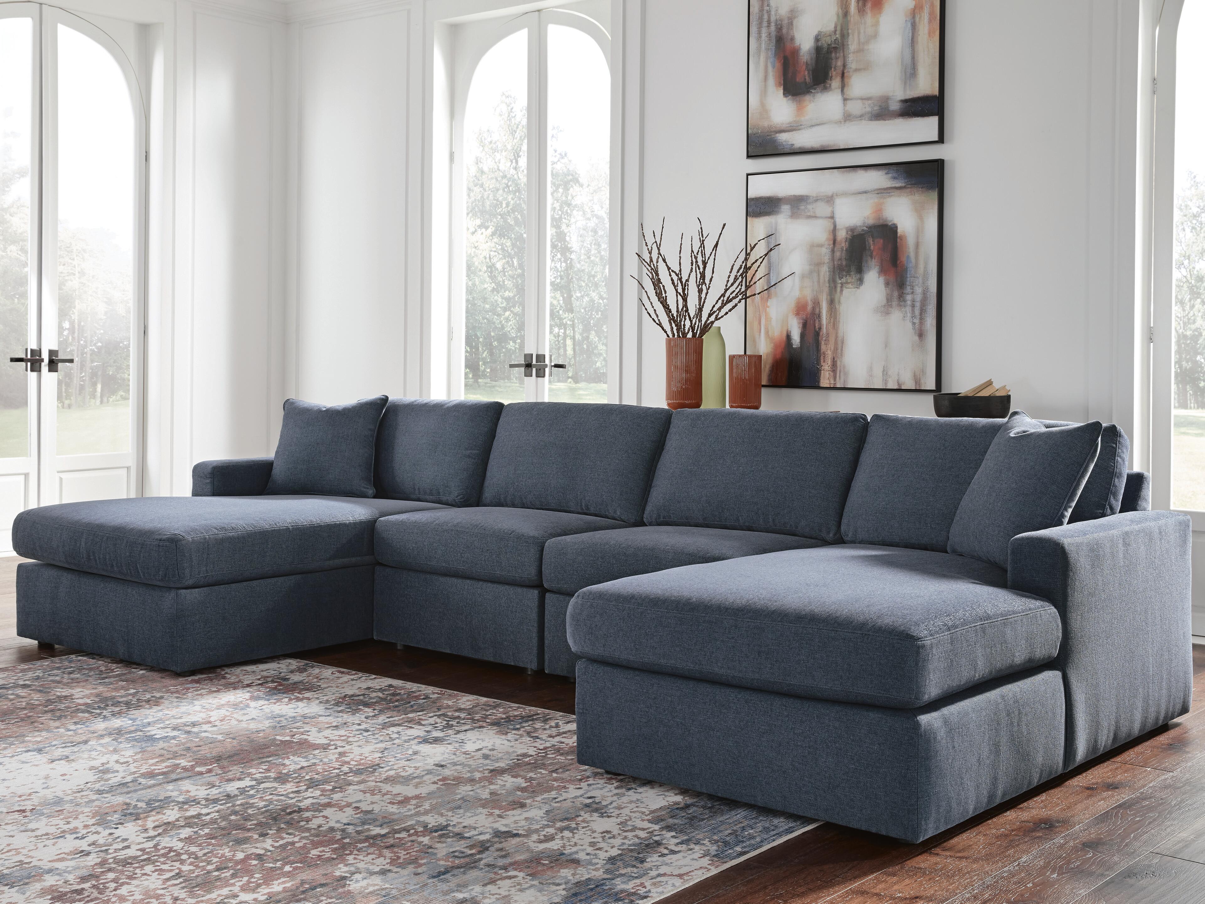 J&M Furniture - Ashley Furniture - Modmax 4-Piece Double Storage Chaise Sectional - RAF 4-Piece Double Storage Chaise Sectional - 92121S80