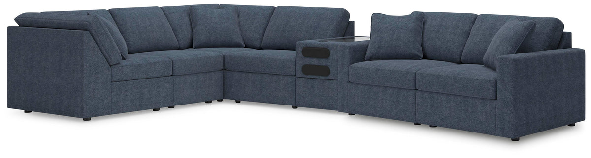 J&M Furniture - Ashley Furniture - Modmax 7-Piece Sectional with Audio Console - RAF 7-Piece Sectional with Audio Console - 92121S75