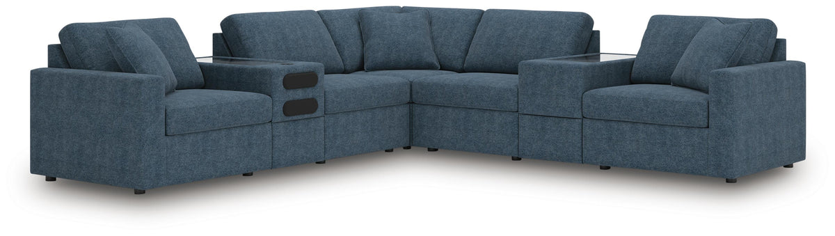 J&M Furniture - Ashley Furniture - Modmax 7-Piece Balanced Sectional with Audio and Storage Consoles - RAF 7-Piece Balanced Sectional with Audio and Storage Consoles - 92121S69