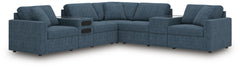 J&M Furniture - Ashley Furniture - Modmax 7-Piece Balanced Sectional with Audio and Storage Consoles - RAF 7-Piece Balanced Sectional with Audio and Storage Consoles - 92121S69