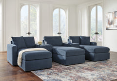 J&M Furniture - Ashley Furniture - Modmax 5-Piece Sectional and 3 Ottomans - 5-Piece Sectional and 3 Ottomans - 92121U19