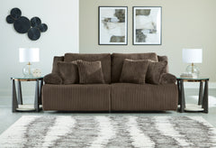 J&M Furniture - Ashley Furniture - Top Tier 2-Piece Sectional Loveseat - 2-Piece Sectional Loveseat / Chocolate - 92705S9