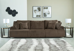 J&M Furniture - Ashley Furniture - Top Tier 3-Piece Sectional Sofa - 3-Piece Sectional Sofa / Chocolate - 92705S8