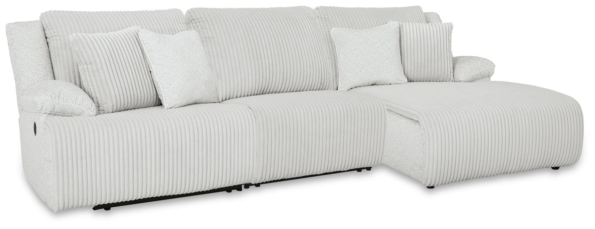 J&M Furniture - Ashley Furniture - Top Tier 3-Piece Reclining Sectional Chofa - 3-Piece Reclining Sectional Chofa - 92706S10