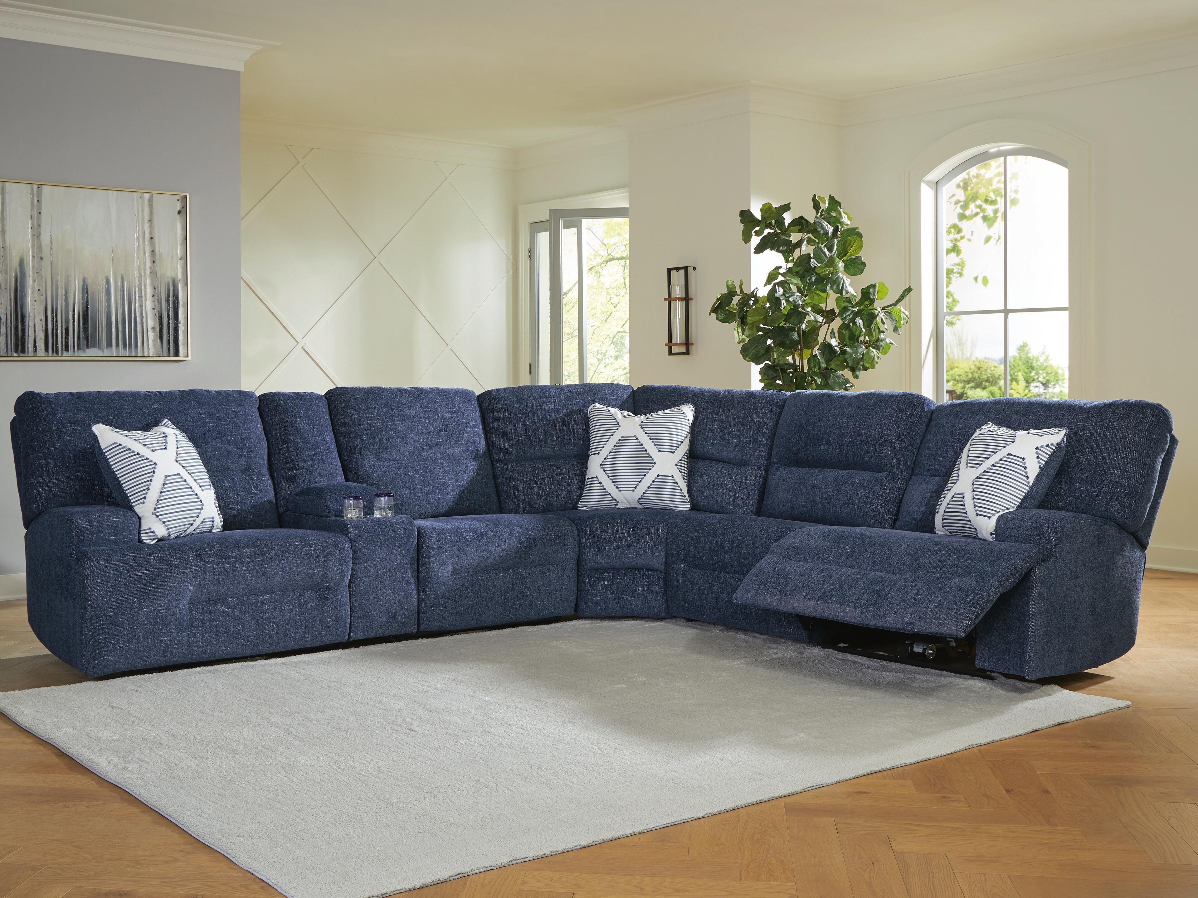 J&M Furniture - Ashley Furniture - Acklen Place 6-Piece Power Reclining Sectional - 6-Piece Power Reclining Sectional - 93607S15