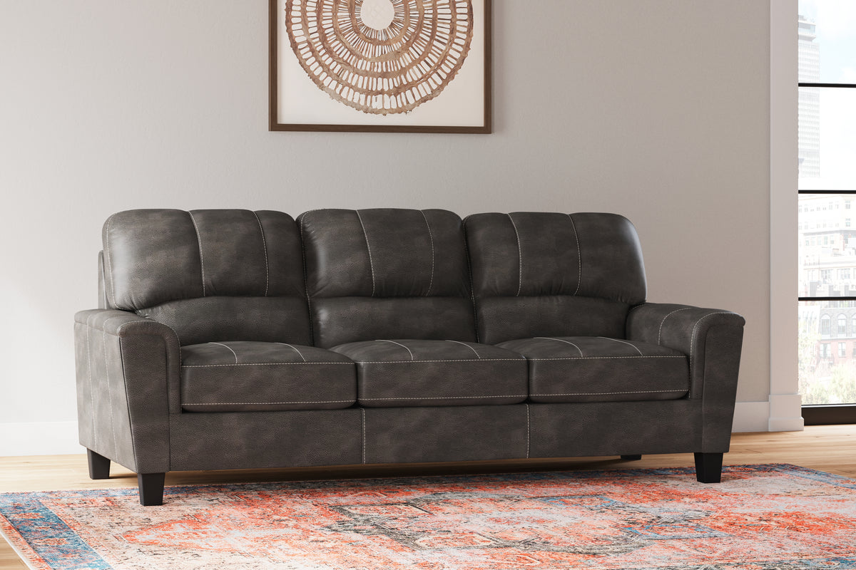 J&M Furniture - Ashley Furniture - Navi Sofa - Sofa / Fossil - 9400438