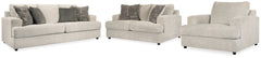 J&M Furniture - Ashley Furniture - Soletren Sofa, Loveseat and Oversized Chair - Sofa, Loveseat and Oversized Chair - 95104U9