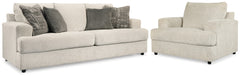 J&M Furniture - Ashley Furniture - Soletren Sofa Sleeper and Oversized Chair - Sofa Sleeper and Oversized Chair - 95104U7