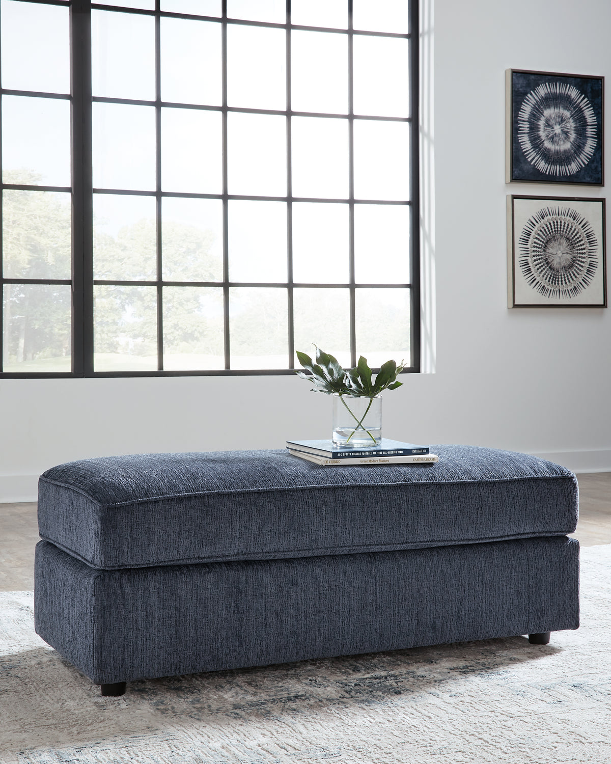 J&M Furniture - Ashley Furniture - Albar Place Oversized Accent Ottoman - Oversized Accent Ottoman / Cobalt - 9530208