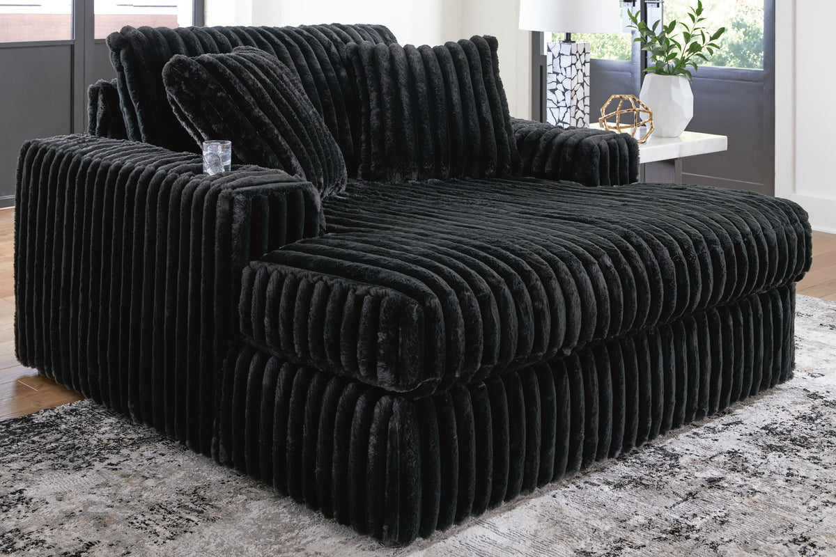 J&M Furniture - Ashley Furniture - Midnight-Madness Oversized Chaise - Oversized Chaise - 9810315