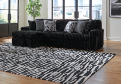 J&M Furniture - Ashley Furniture - Midnight-Madness 2-Piece Sectional Sofa with Chaise - RAF 2-Piece Sectional Sofa with Chaise / Chocolate - 98104S1
