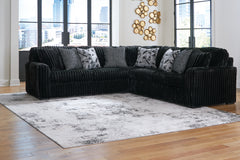 J&M Furniture - Ashley Furniture - Midnight-Madness 3-Piece Sectional - LAF 3-Piece Sectional / Chocolate - 98104S6