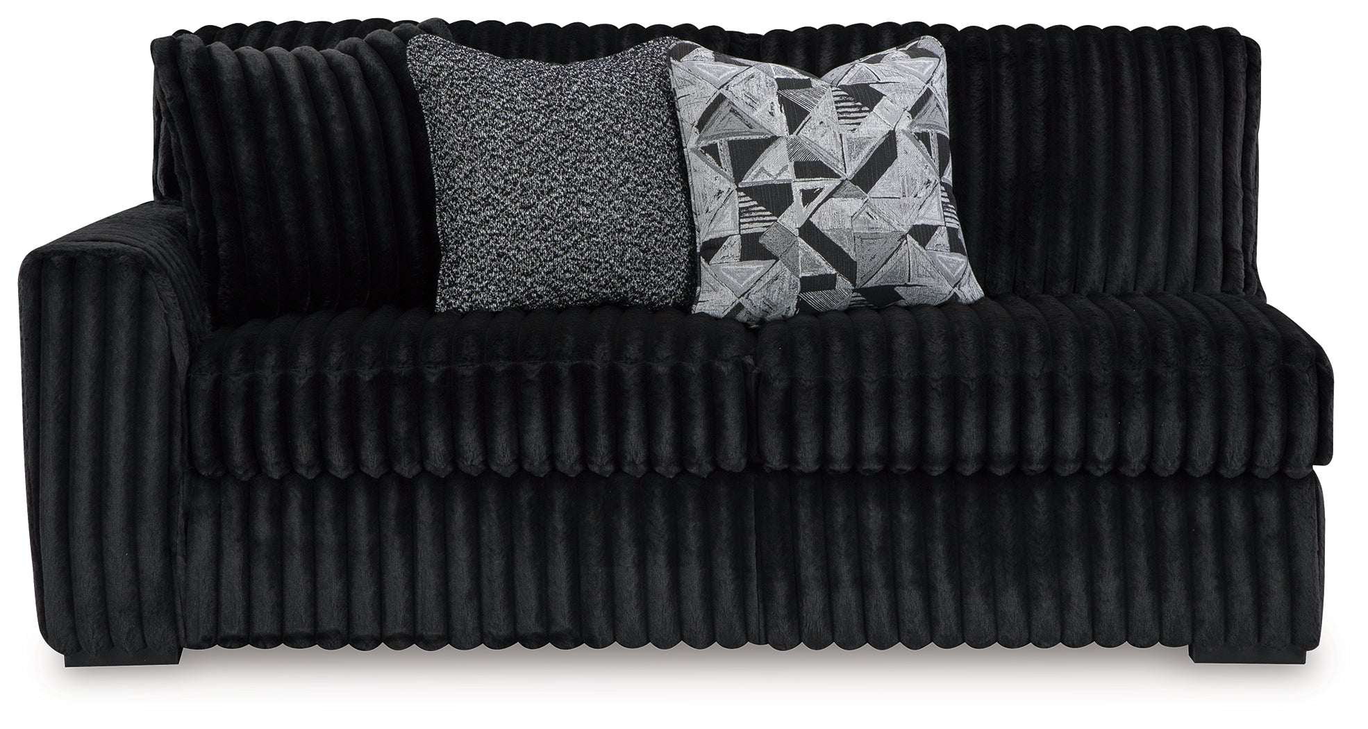 Midnight-Madness 3-Piece Sectional with Chaise