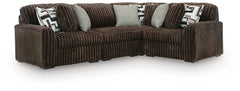 J&M Furniture - Ashley Furniture - Midnight-Madness 4-Piece Sectional - RAF 4-Piece Sectional - 98104S25