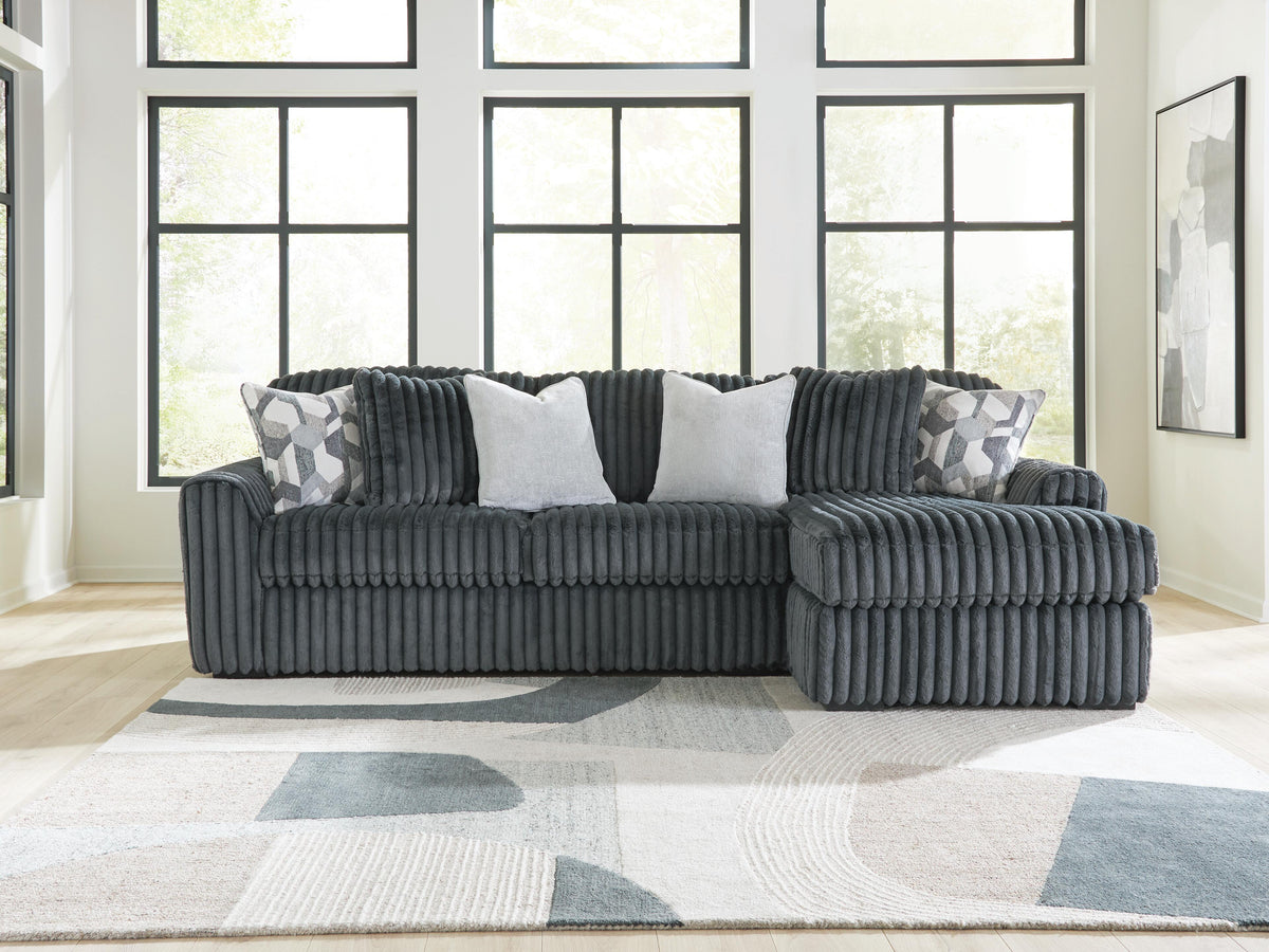 J&M Furniture - Ashley Furniture - Midnight-Madness 2-Piece Sectional Sofa Chaise - LAF 2-Piece Sectional Sofa Chaise - 98105S3