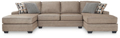 J&M Furniture - Ashley Furniture - Cannonbrook 3-Piece Sectional with Chaise - LAF 3-Piece Sectional with Chaise / Nutmeg - 98201S2