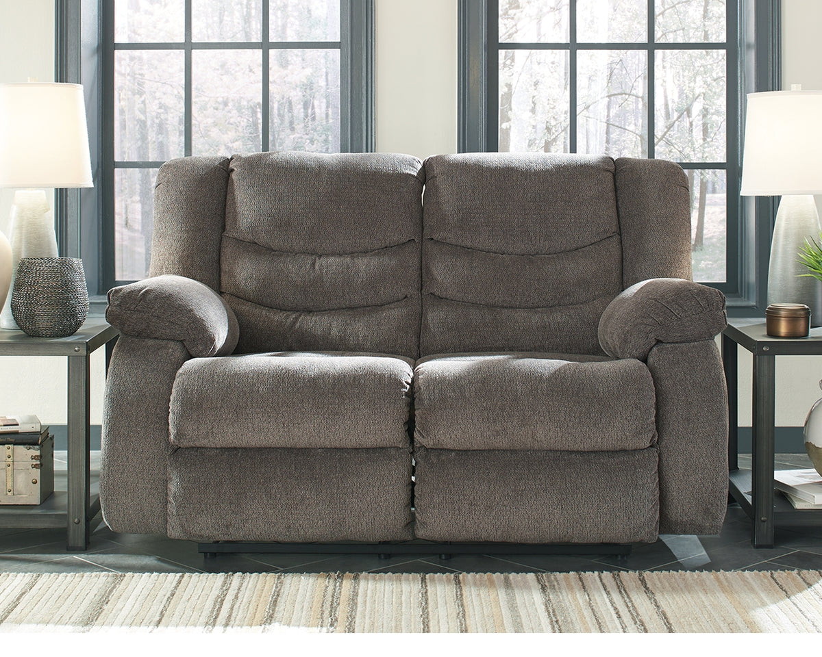 J&M Furniture - Ashley Furniture - Tulen Reclining Loveseat - Reclining Loveseat / Gray - 9860686