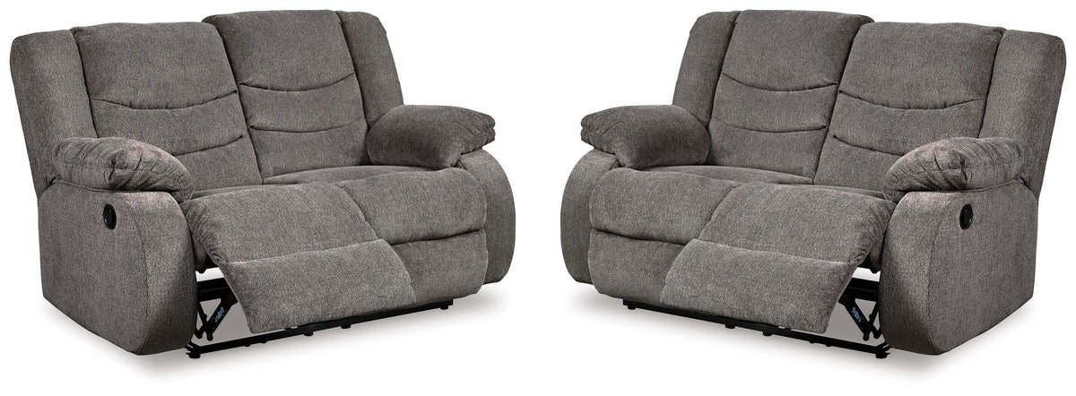 J&M Furniture - Ashley Furniture - Tulen Set of 2 Reclining Loveseats - Set of 2 Reclining Loveseats - 98606U5