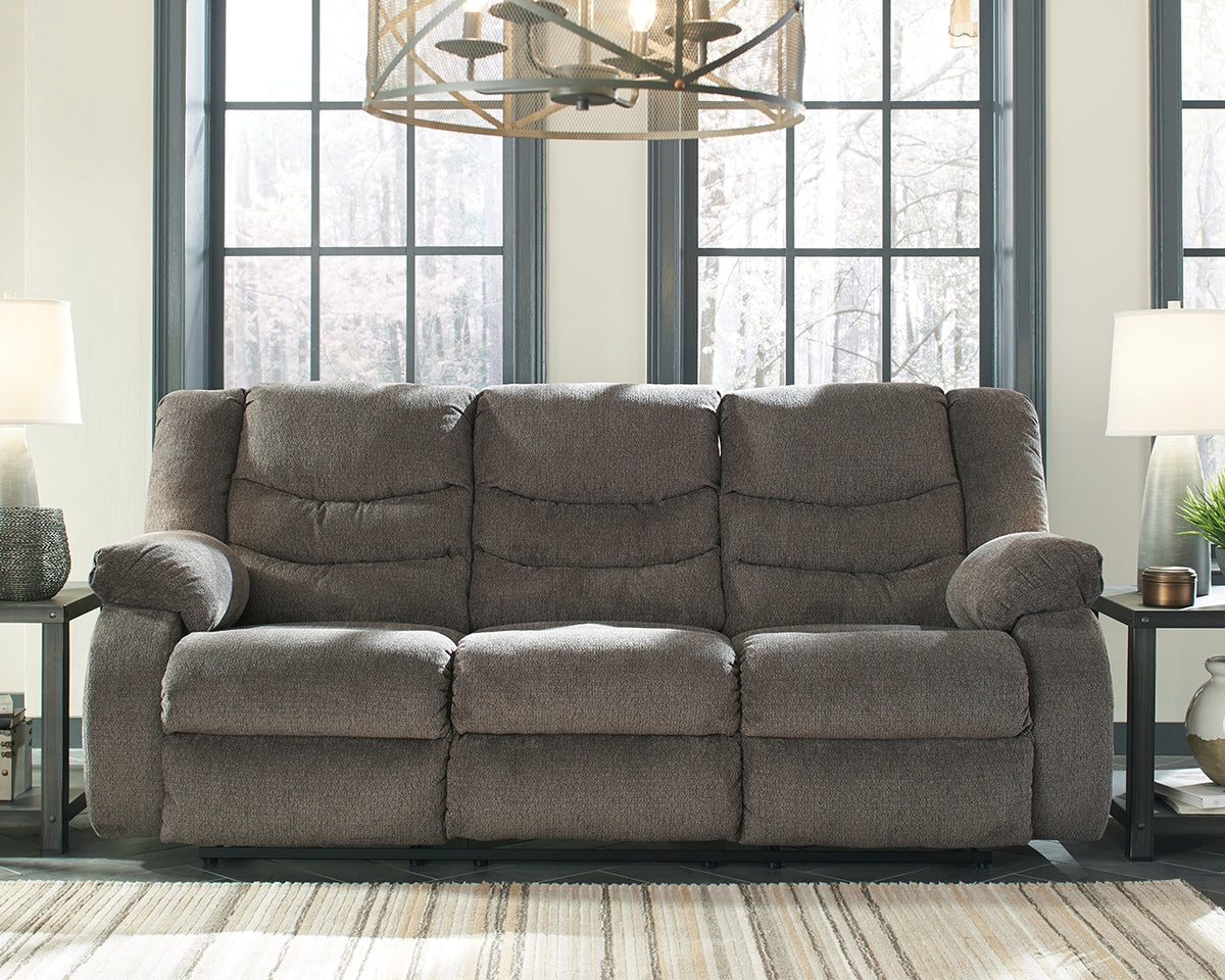 J&M Furniture - Ashley Furniture - Tulen Reclining Sofa - Reclining Sofa / Gray - 9860688