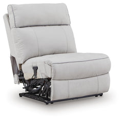 Social Pointe 7-Piece Reclining Sectional with Storage Consoles