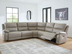 J&M Furniture - Ashley Furniture - Narwhal Place 5-Piece Power Reclining Sectional - 5-Piece Power Reclining Sectional / Pebble - PC99201S8