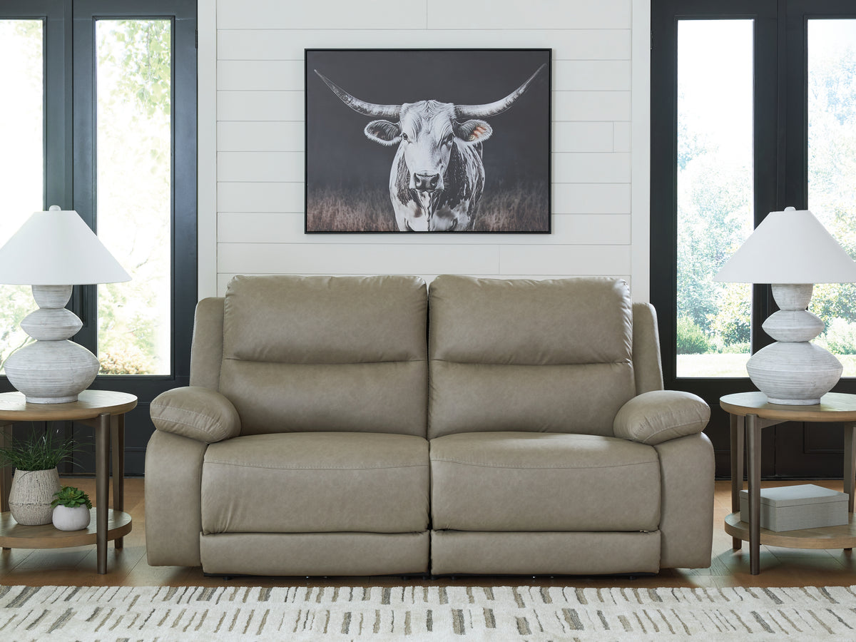 J&M Furniture - Ashley Furniture - Narwhal Place 2-Piece Reclining Loveseat - 2-Piece Reclining Loveseat / Pebble - PC99201S21